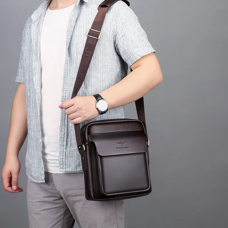 Fashion Brand New Men's Messenger Bag Waterproof Shoulder Bags For Men Business Travel Leather Crossbody Male Mini Bags