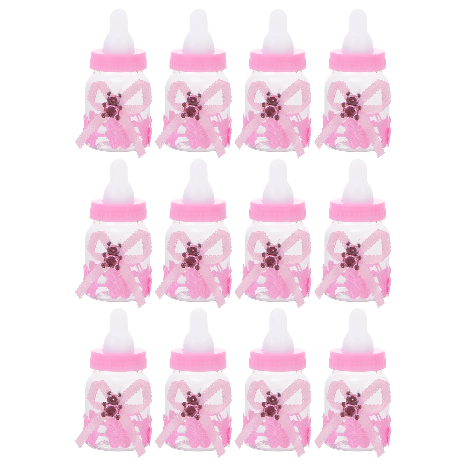 

12 Pcs Wedding Favor Container Candy Containers Gifts Box Chocolate Baby Shower Party Supplies Mini Bottles