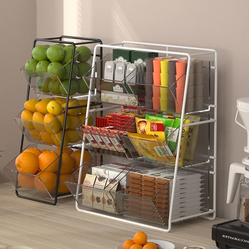 

Creative Multi-functional Office Coffee Capsule Storage Box Household Coffee Tea Bag Fruits Snacks Desktop Sorting Storage Rack