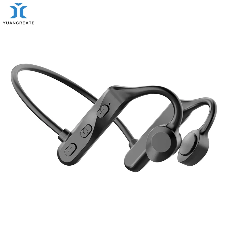 

Наушники YUANCREATE с костной проводимостью, Bluetooth, Earhook, спортивные беспроводные наушники, 3D стерео Водонепроницаемая гарнитура, безопасные и уд...