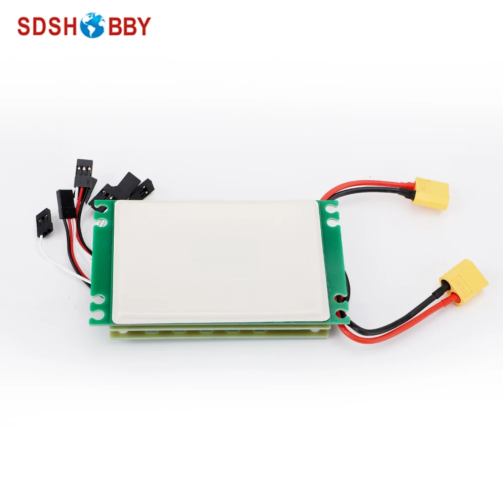 Mini Servo Section Board with Dual Power Input Wire and Electronic Switch Green Color | Parts &amp Accs