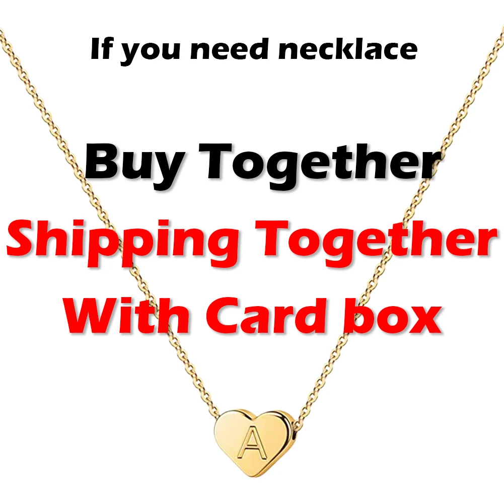 Ожерелье сестер дружба Подарочная карточка ожерелье картонная подарочная