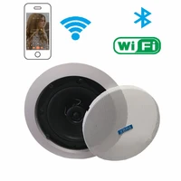 smart wifi ceiling speaker with bluetooths and wifi wireless music playing function