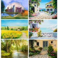 vintage oil painting scenery photography backdrops portrait photo background for photo studio props 2242 yh 03