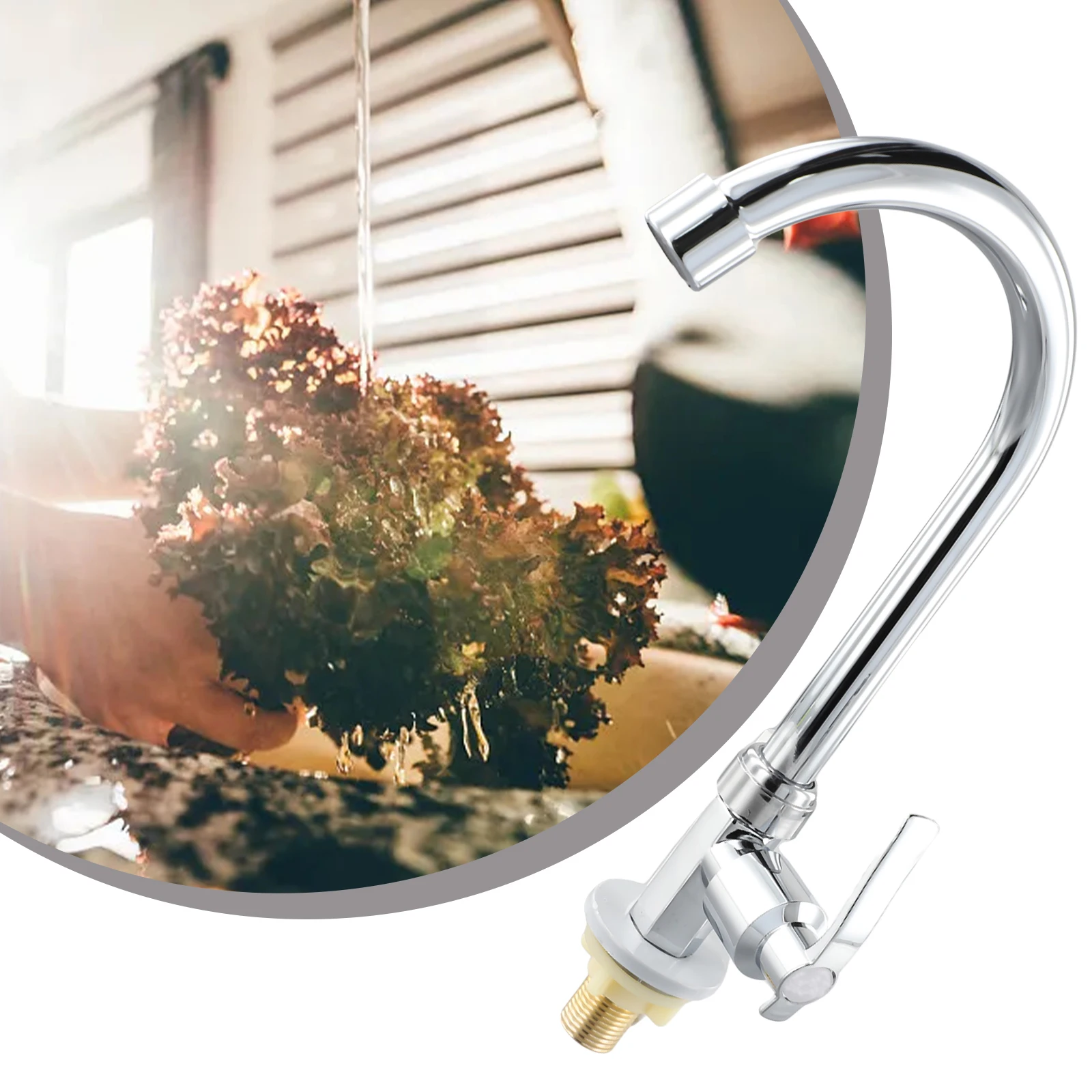 1 шт. кухонный смеситель из цинкового сплава одинарный кран для холодной воды с