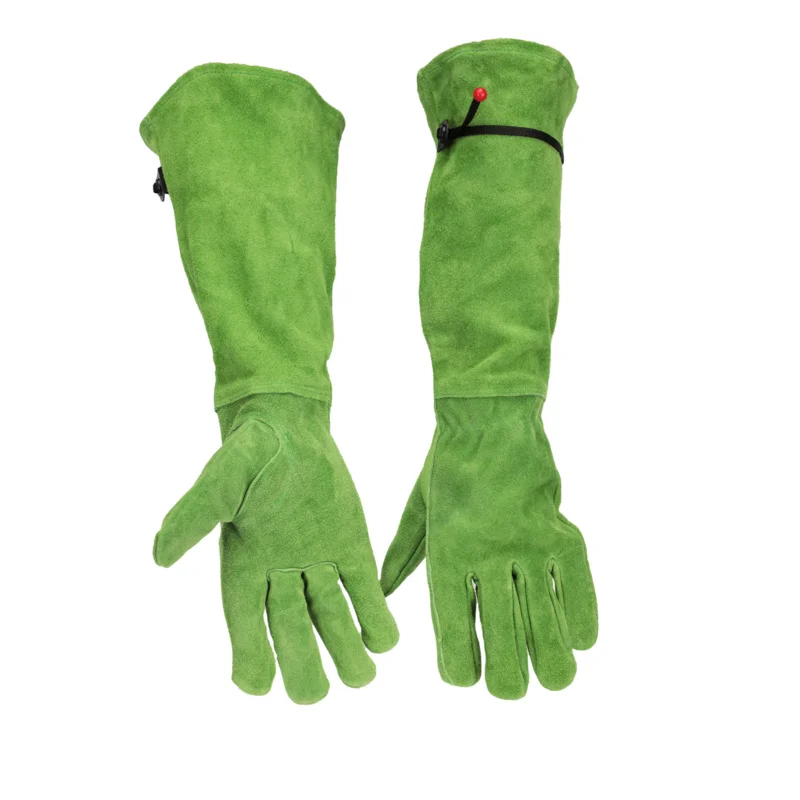 Кожаные сварочные перчатки KIM YUAN жаростойкие идеально подходят для садоводства