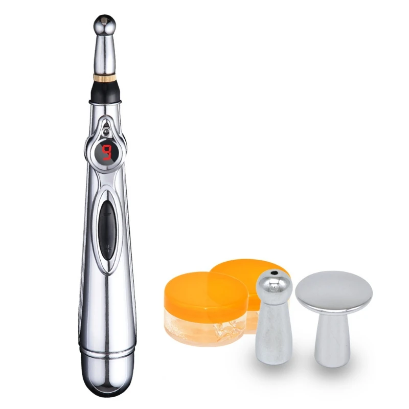 

Electronic Acupuncture Pen Meridian 2 Massage Heads Pain Therapy Relief Gift