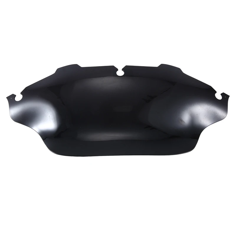 

NEW-8 Inch Windshield Deflector Wavy Windshield Fairing Motorcycle Supplies for Harley Gliding Davidson 94-13 Black