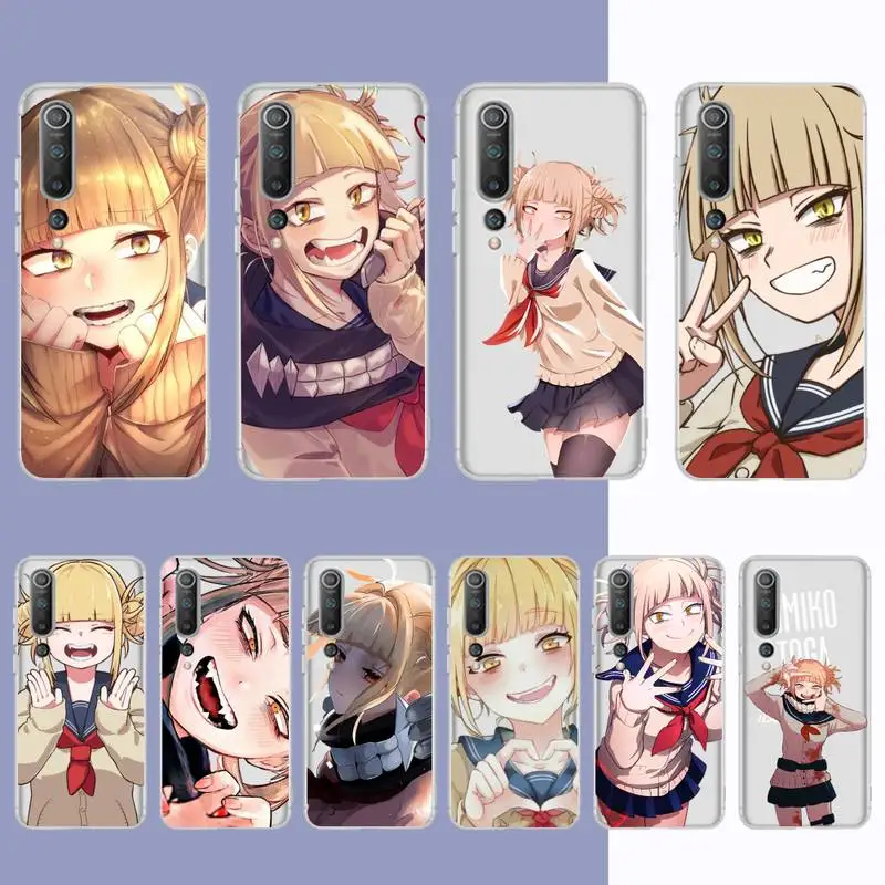 

Anime Himiko Toga Phone Case for Samsung S20 S10 lite S21 plus for Redmi Note8 9pro for Huawei P20 Clear Case