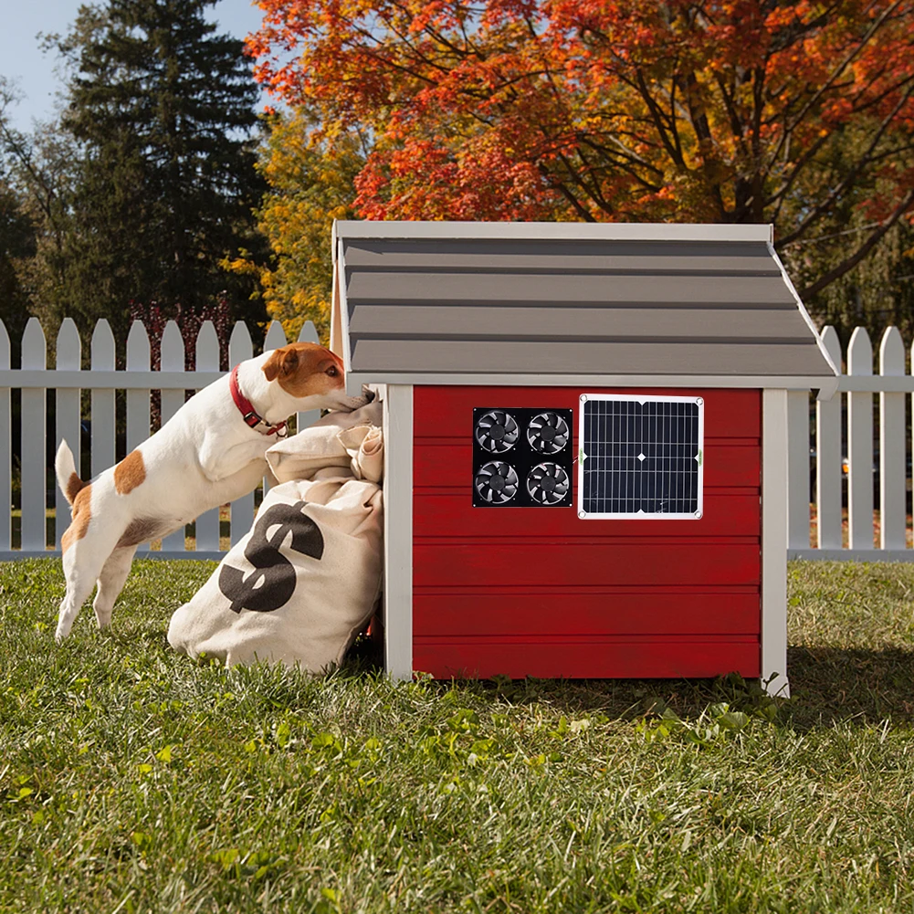 

Вентилятор вытяжной на солнечной батарее для путешествий, 20 Вт, 20 в, 12 дюймов