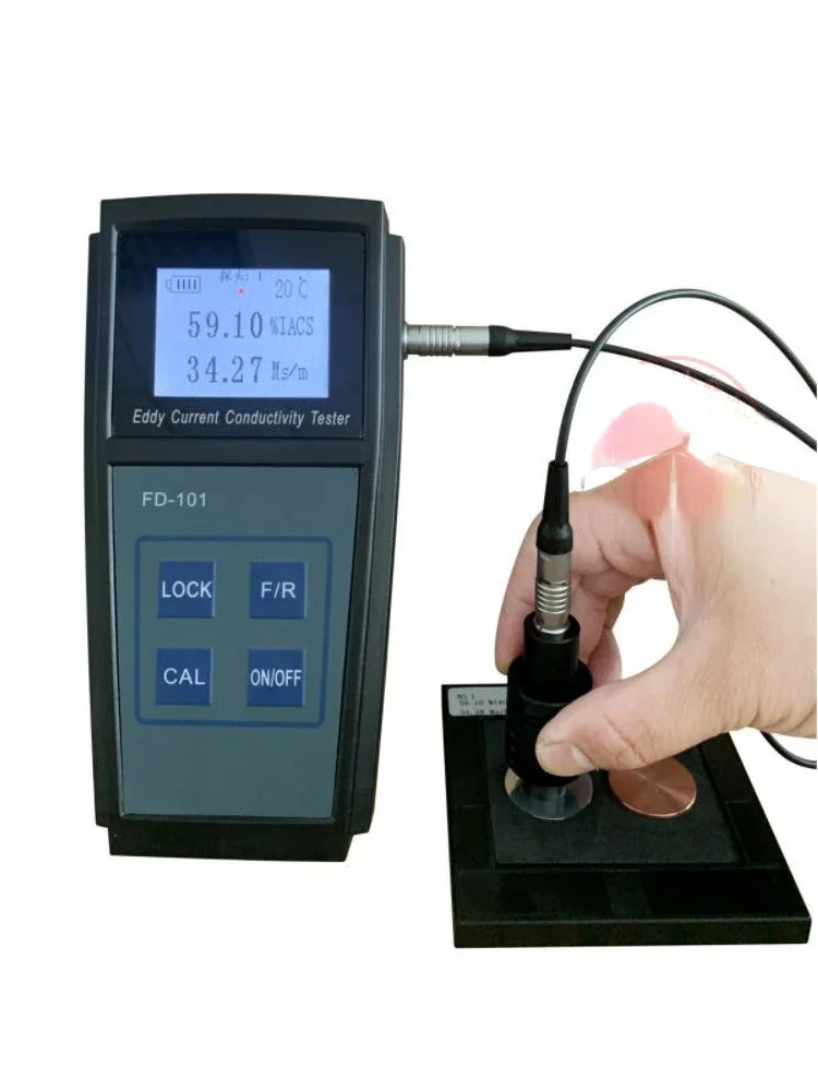 Портативный тестер электропроводности Eddy Fd101 цифровой электропроводимости Tianyan