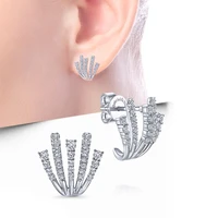 women earrings gold jeweler gothic affordable luxury full diamond clawshaped personalized minority highgrade earrings fashion