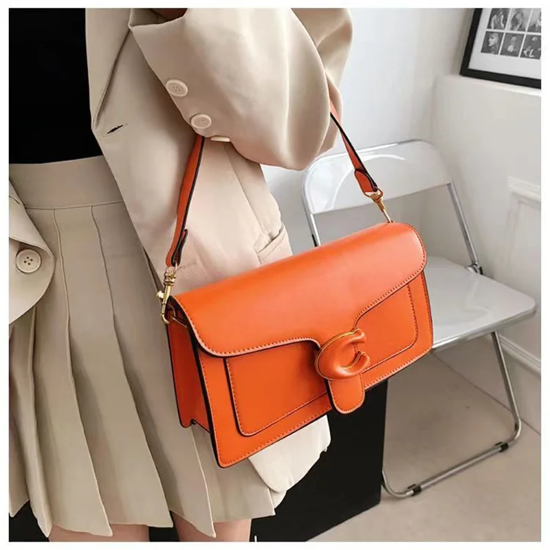 Fashion Women's Small Crossbody Bag Designer PU Leather Messenger Bag Flap Handbag Purse Summer Travel Bag For Female 2023