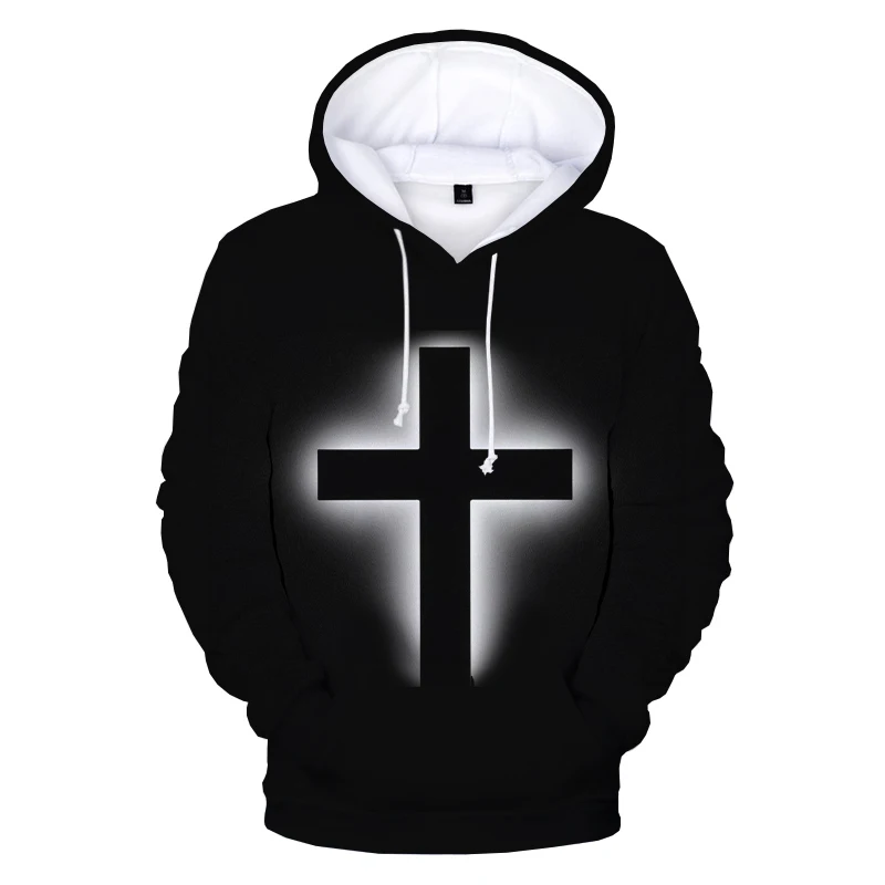 

Y2k New Mens Christian Jesus Skull Hoodie 3D Printed Unisex Love Oversized Casual Sweatshirt Fashion Topoodies Oversized Hoodies