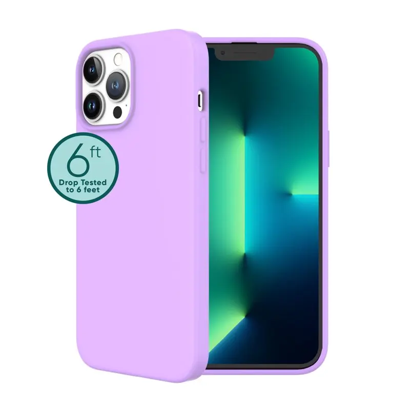 2023 new for Silicone Phone Case for iPhone 13 Pro Max / iPhone 12 Pro Max - Lavender