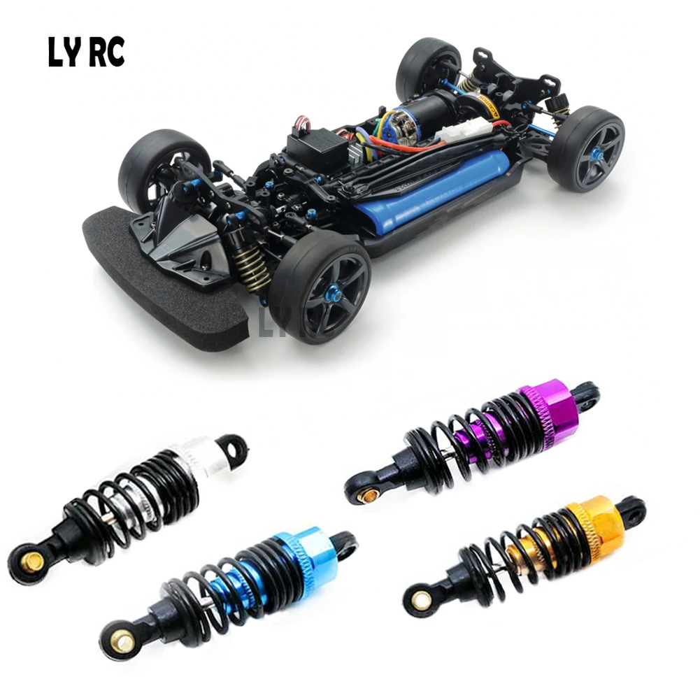 4 шт., амортизаторы из алюминиевого сплава для Tamiya TT02 1/10