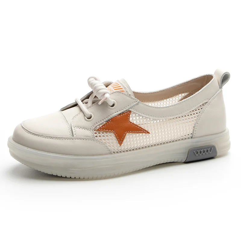 

Туфли женские с мягкой подошвой, однотонные лоферы, Воловья кожа, первый слой, небольшие белые, Повседневная Ретро обувь с мягкой поверхност...