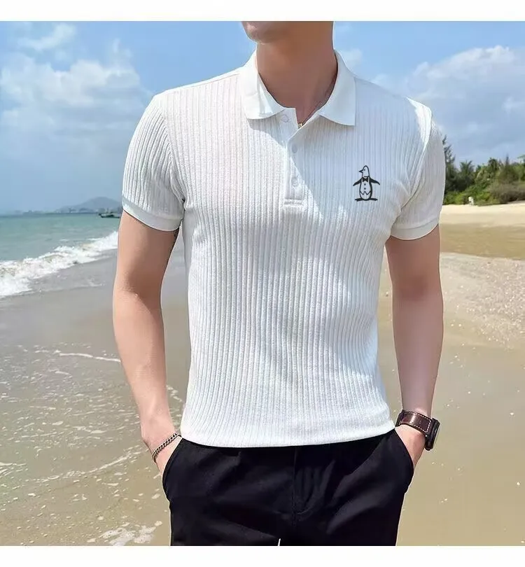 2023 Men's Golf Clothing Casual Sports Men's Top Men's Sports Short Sleeve T-shirt Men's Golf Shirt Men's Breathable T-shirt