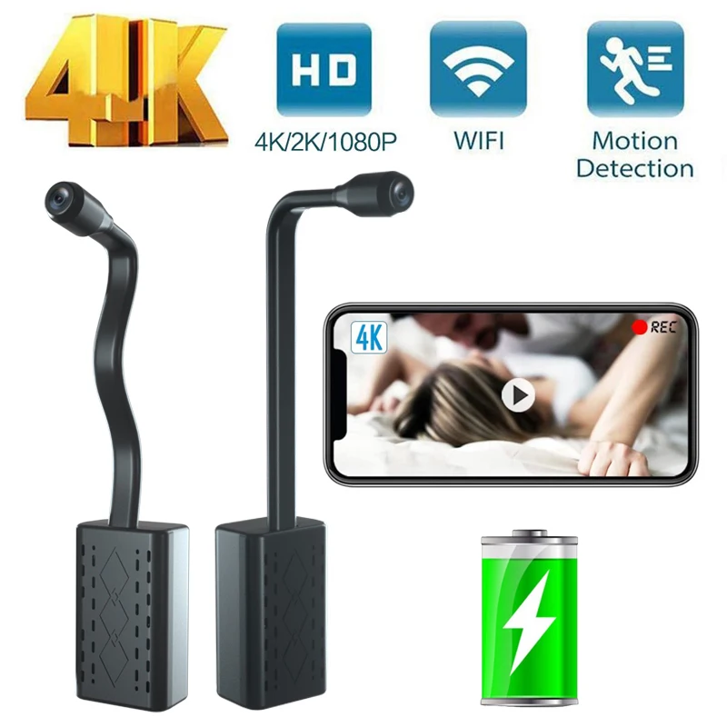 

Домашняя беспроводная мини-камера видеонаблюдения с дистанционным мониторингом, Wi-Fi, HD-камера с циклической записью, Защитная камера видео...