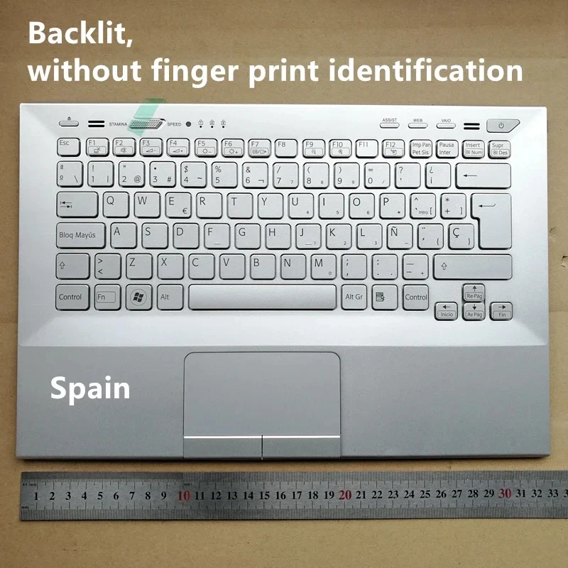 Фото Клавиатура с подставкой для рук (Palmrest) для SONY VPCSD SD100C SD19EC SD1S2C SD1S1C SD1S3C VPCSA SA4S1C SA4S4C VPCSB18 SB16 SB19 с подсветкой SP №1