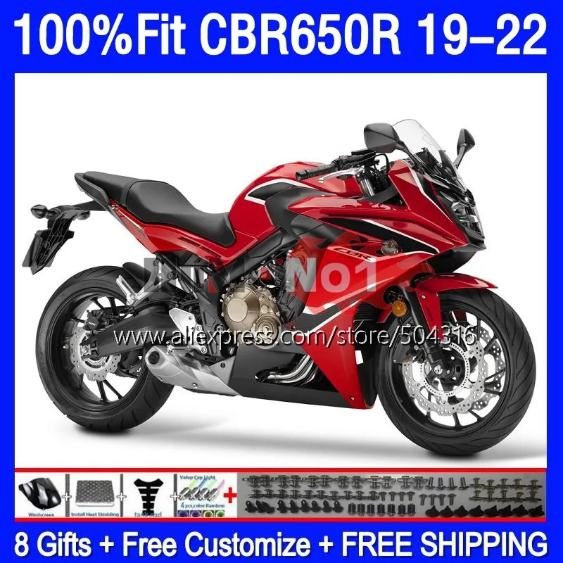 

OEM Body For HONDA CBR650R CBR 650R 650 CBR-650 CBR650 R 19 20 21 22 179MC.5 CBR-650R 2019 2020 2021 2022 Fairing Stock red