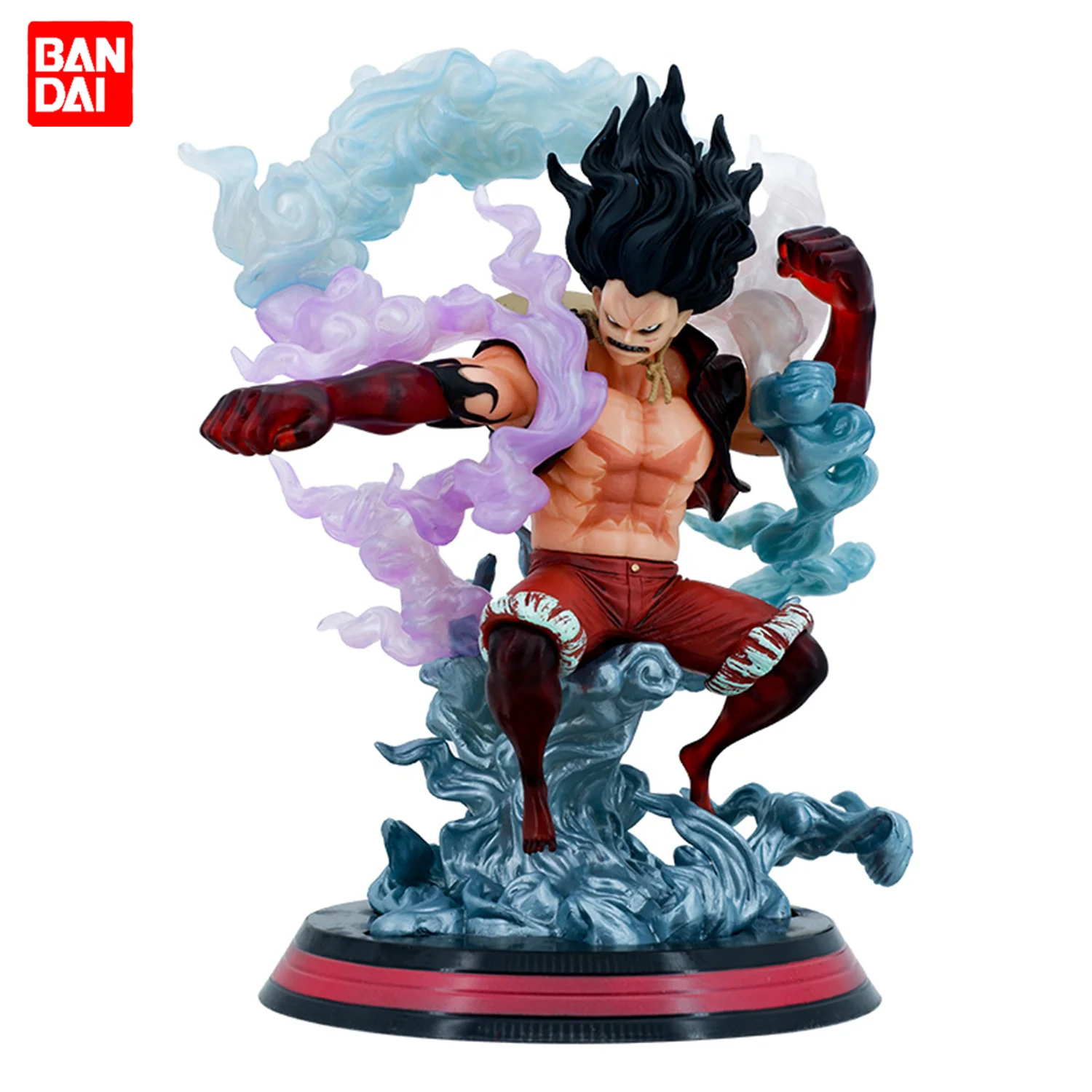 

Bandai One Piece Аниме Обезьяна Д. Луффи Высота фигуры 27 см ПВХ Материал Настольное украшение Коллекция периферийных устройств