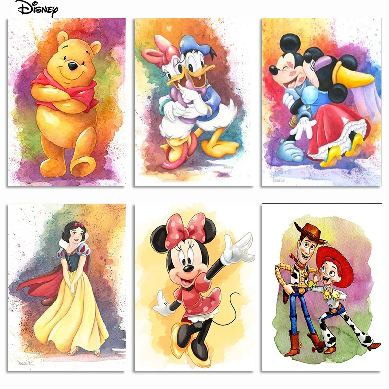 

Disney Cartoon Characters Mickey Mouse 5D DIY Diamond Painting Pictures Of Rhinestones Full Drill Mosaic Embroidery Home Decor