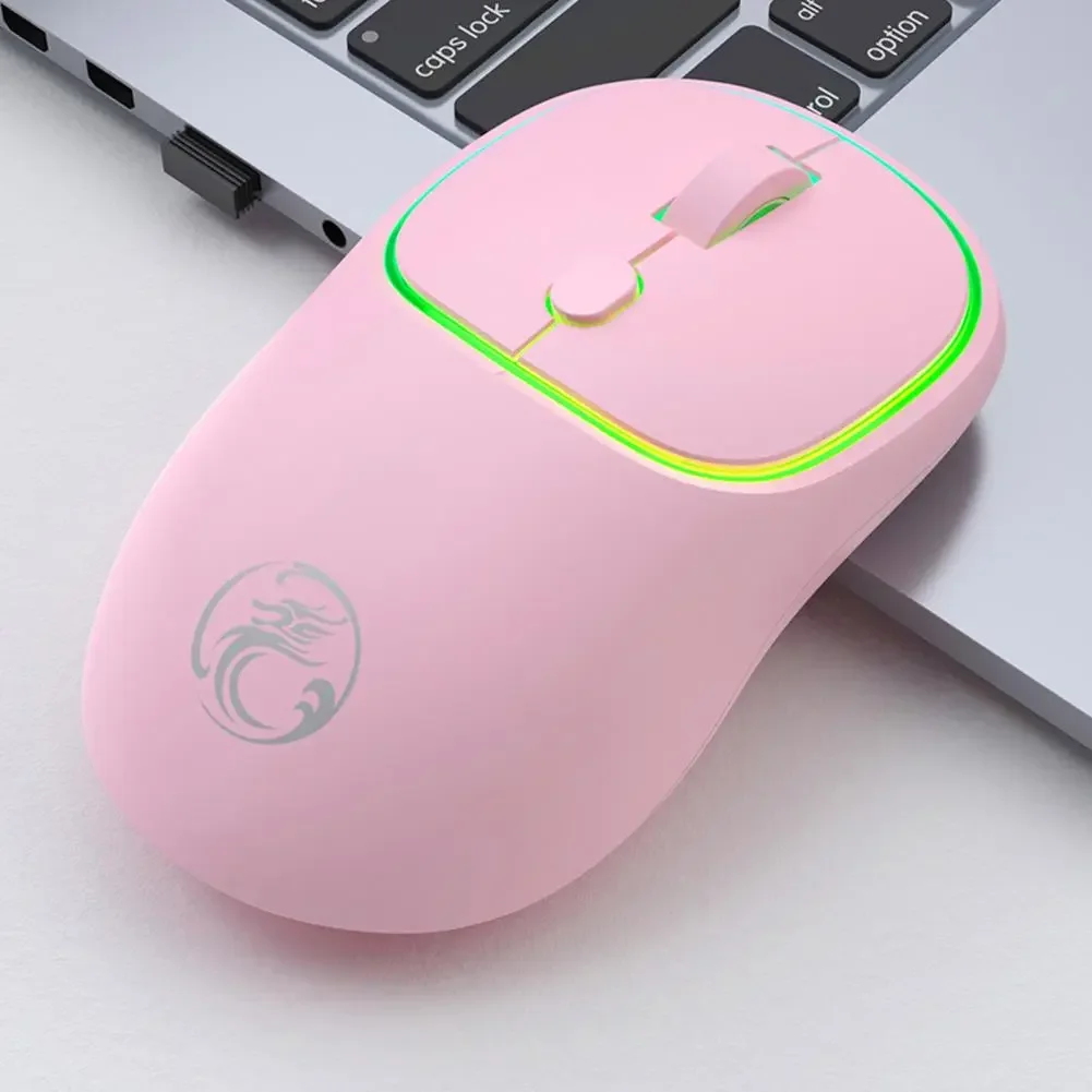 

Mouse Practical Type-C Charging Long Service Life Ergonomic PC Optical Mouse with USB Receiver for Computer