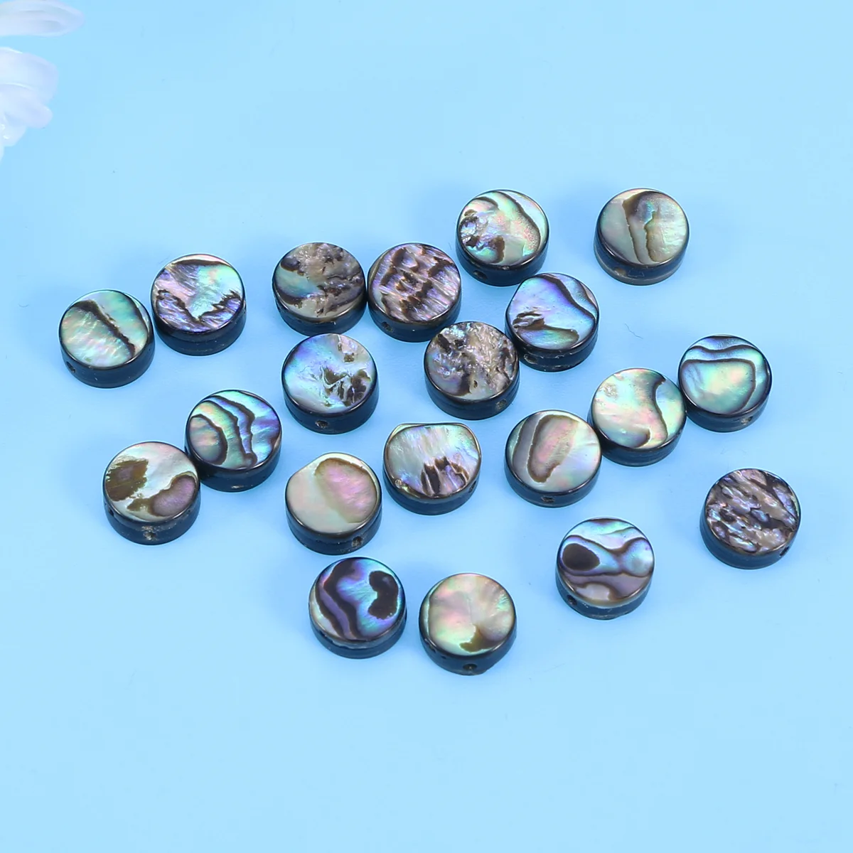 

Beads Shell Abalone Bead Jewelry Making Spacer Loose Charms Flat Diy Earring Necklaceround Supplies Pendant Pearlcraft Strands