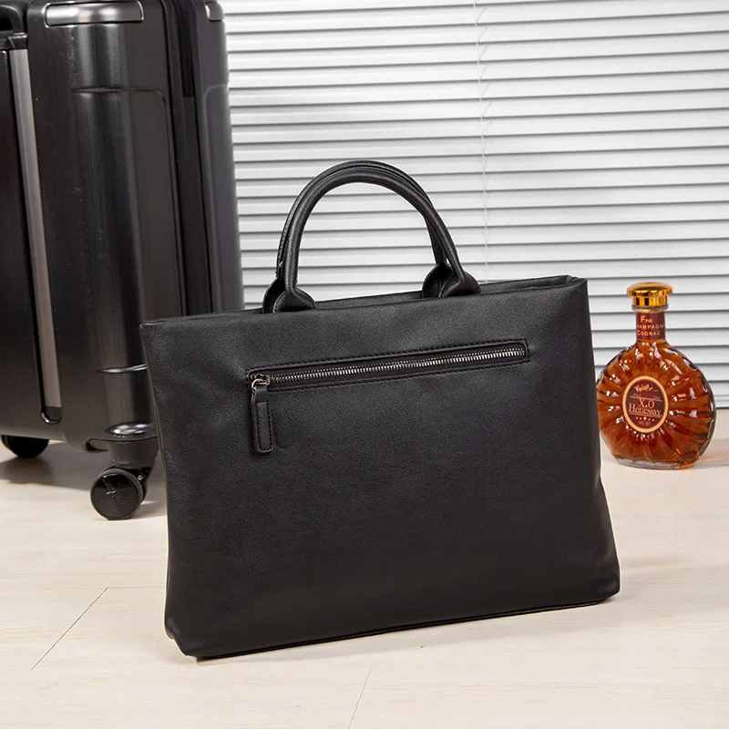 Кожаные мужские портфели Модная сумка для ноутбука Мужские деловые сумки файлов