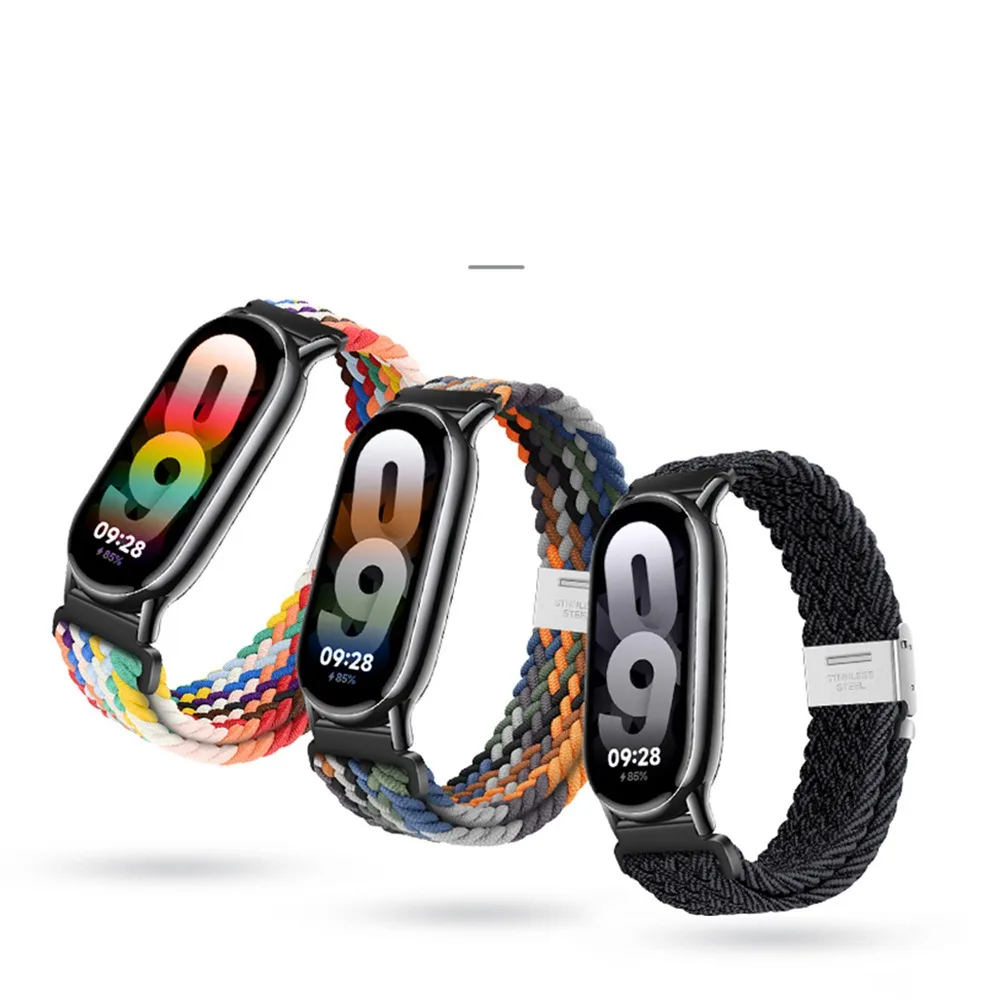 Новый нейлоновый Плетеный ремешок ультратонкий из нержавеющей стали для часов