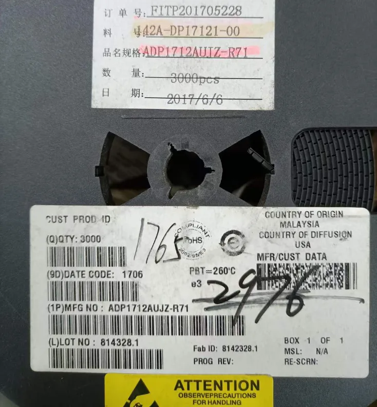 10PCS ADP1712AUJZ-R71 SOT23-5 IC Chipset |