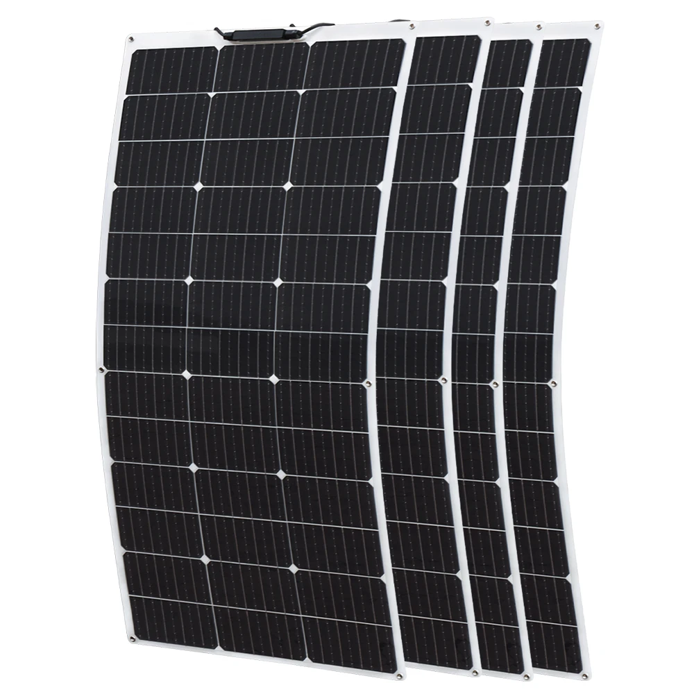 1500w Flexible solar panel 12V 24V battery charger 150W 300 W 600W 1-10pcs 150 w sistema de panel solar para camper home