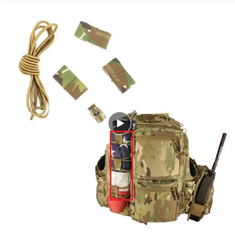 

Tactical vest Molle Multi-Purpose Water Bag Small Tool Fastener