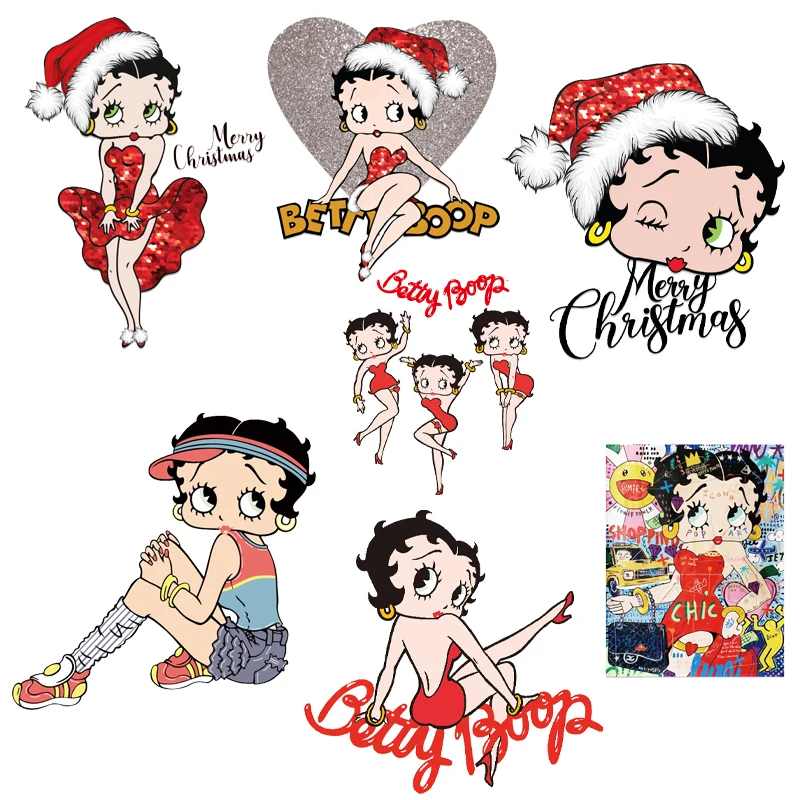 

Cartoon girls Iron on Transfers for Clothing Thermoadhesive Patches Fusible Patch Emblem Anime Patch Heat Transfer stickers