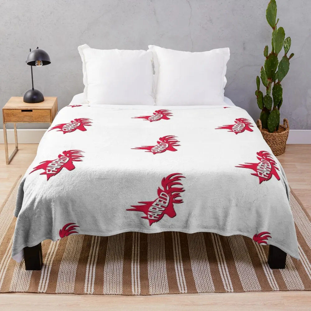 

Fairfield University Throw Blanket Decorative Throw Blanket Knitted Plaid Brand Blanket