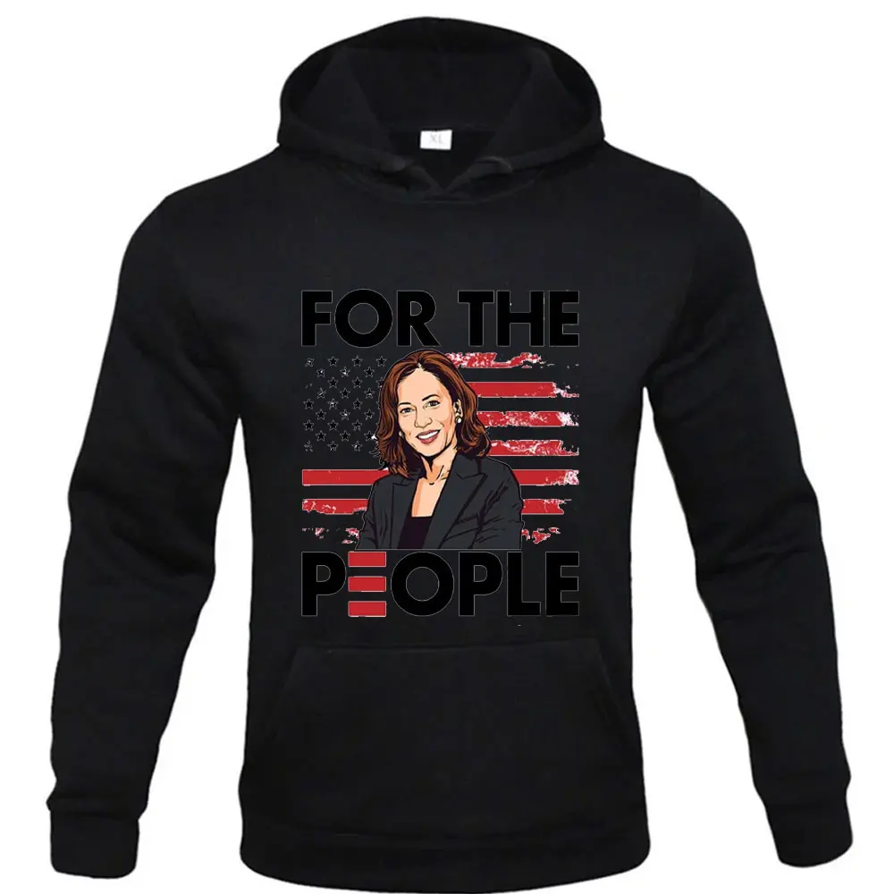 Kamala Harris for The People 2024 ElectionPal Photo President Y2k Одежда Толстовка Топы Новые толстовки и