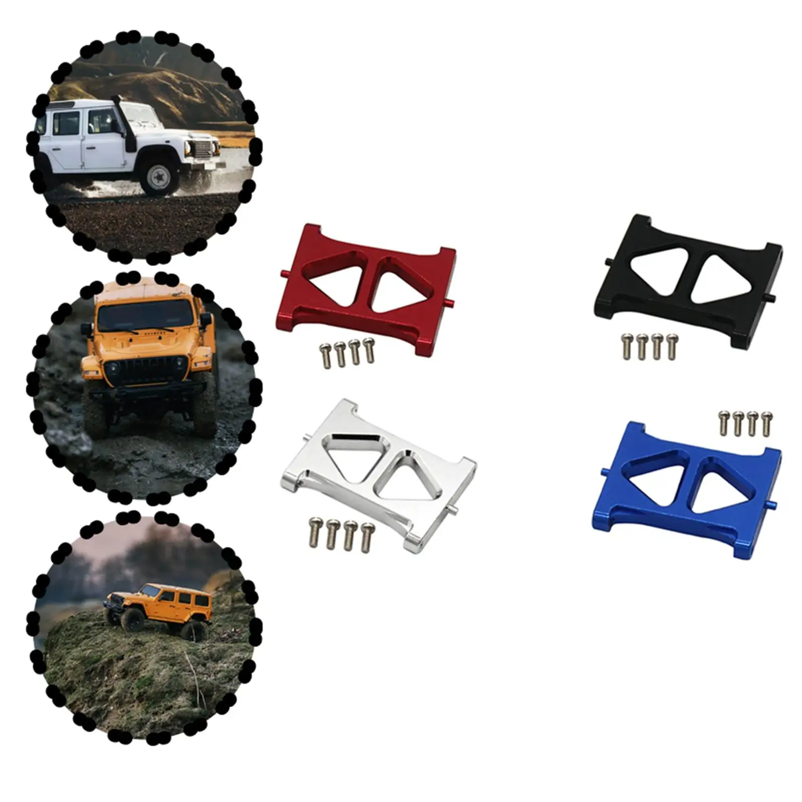 

Металлический кронштейн для радиоуправляемой машинки 1/18