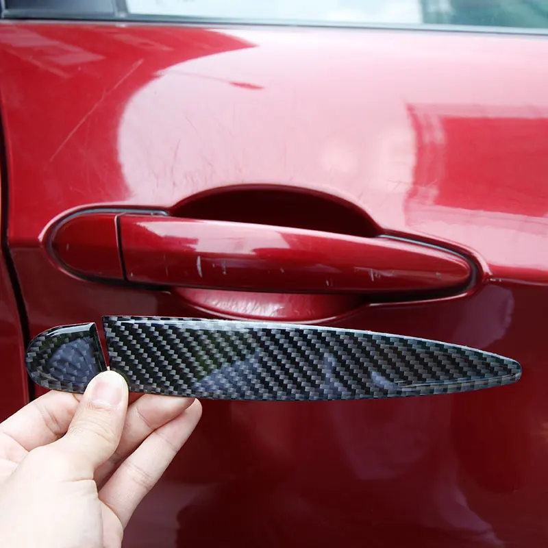 Для BMW 3 4 серии GT E90 F30 F34 F35 2005-2019 мягкая накладка на дверную ручку автомобиля из