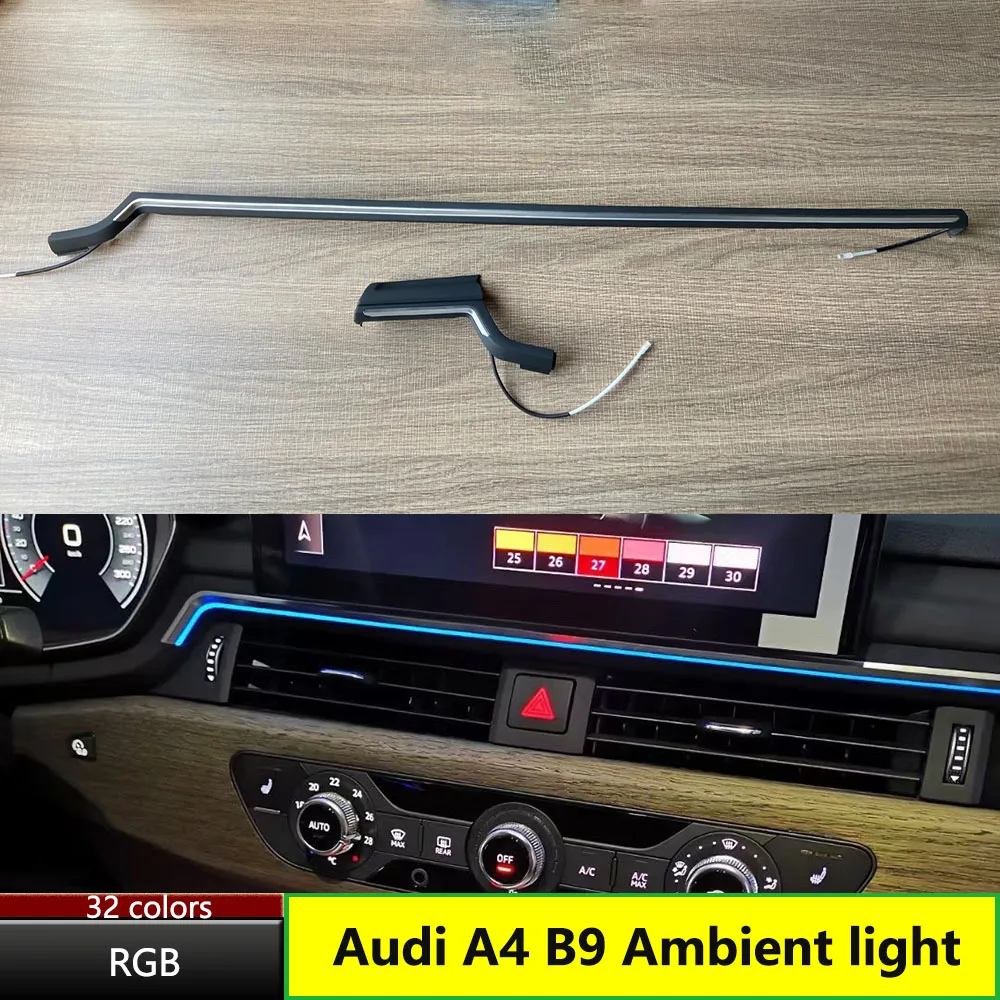 

32 цвета отделки приборной панели окружающей среды для Audi A4 B9 A5 S5 2017-2023