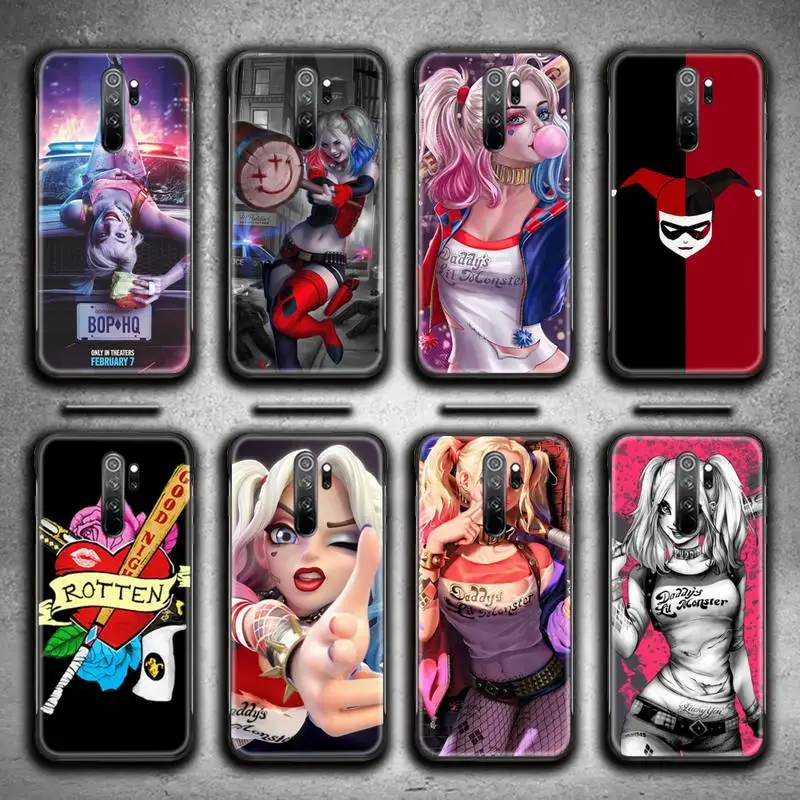 

BANDAI Clown girl Harley Quinn Phone Case for Redmi 9A 9 8A Note 11 10 9 8 8T Pro Max K20 K30 K40 Pro