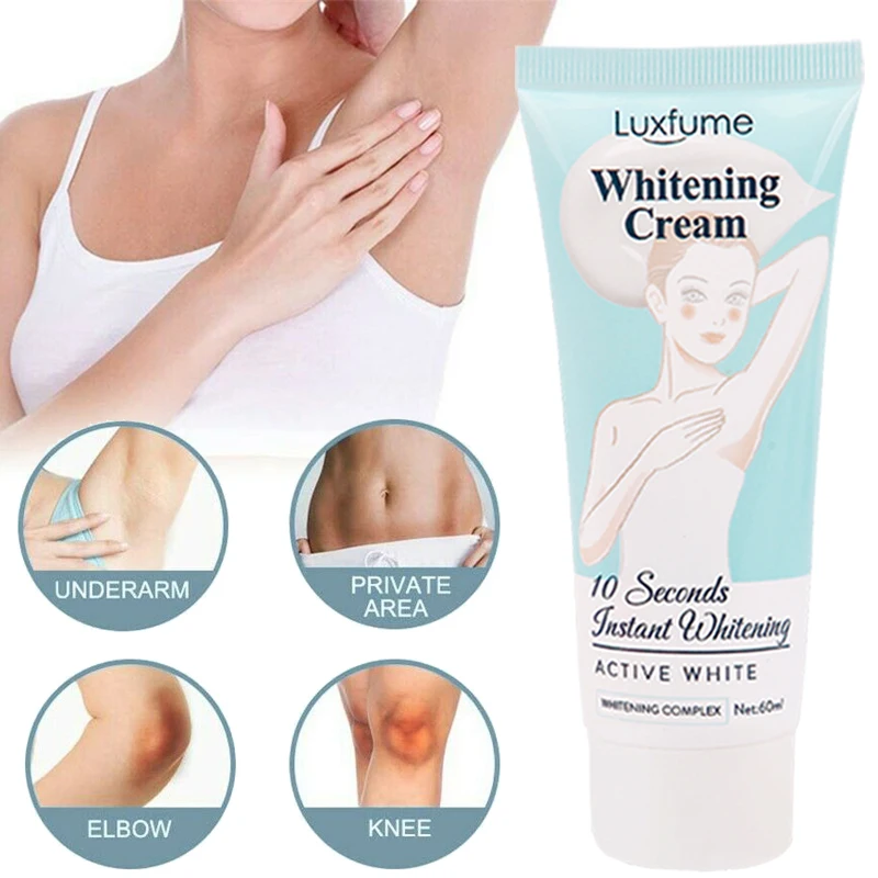 

1pc Moisturizing Whitening Cream Armpit Legs Knees Elbow Private Parts Body Bleaching Lotion Women Dark Skin Care Cream 60ml