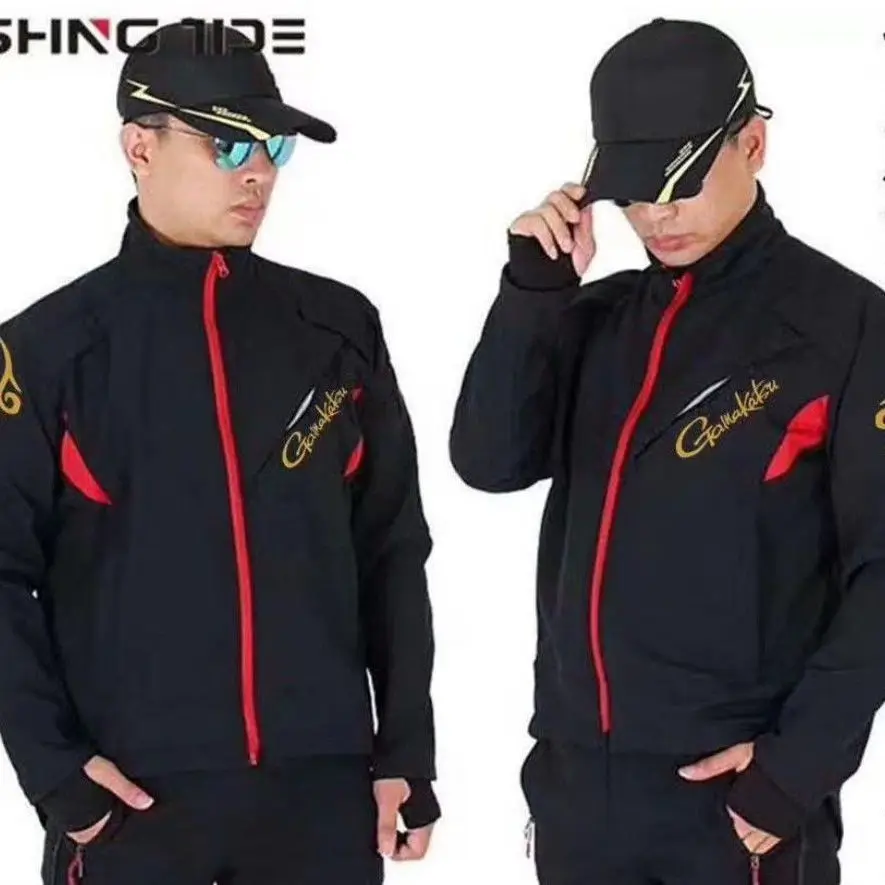 New Autumn Winter GM Fishing Clothing Mountaineering Fleece Warm Waterproof Breathable Fishing Jacket Pants Set