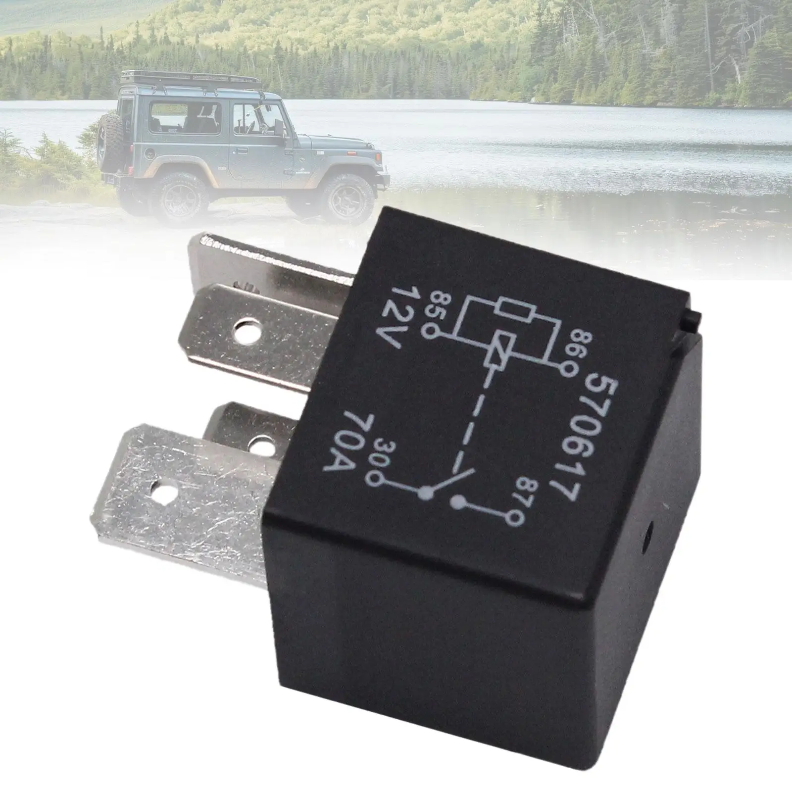 Реле компрессора насоса пневматической подвески Ywb 500220 Замена для Range Rover Black