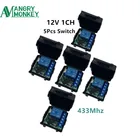 5 шт., переключатели приемника 433mhz12v соответствуют коду 433 МГц EV1527 для обучения