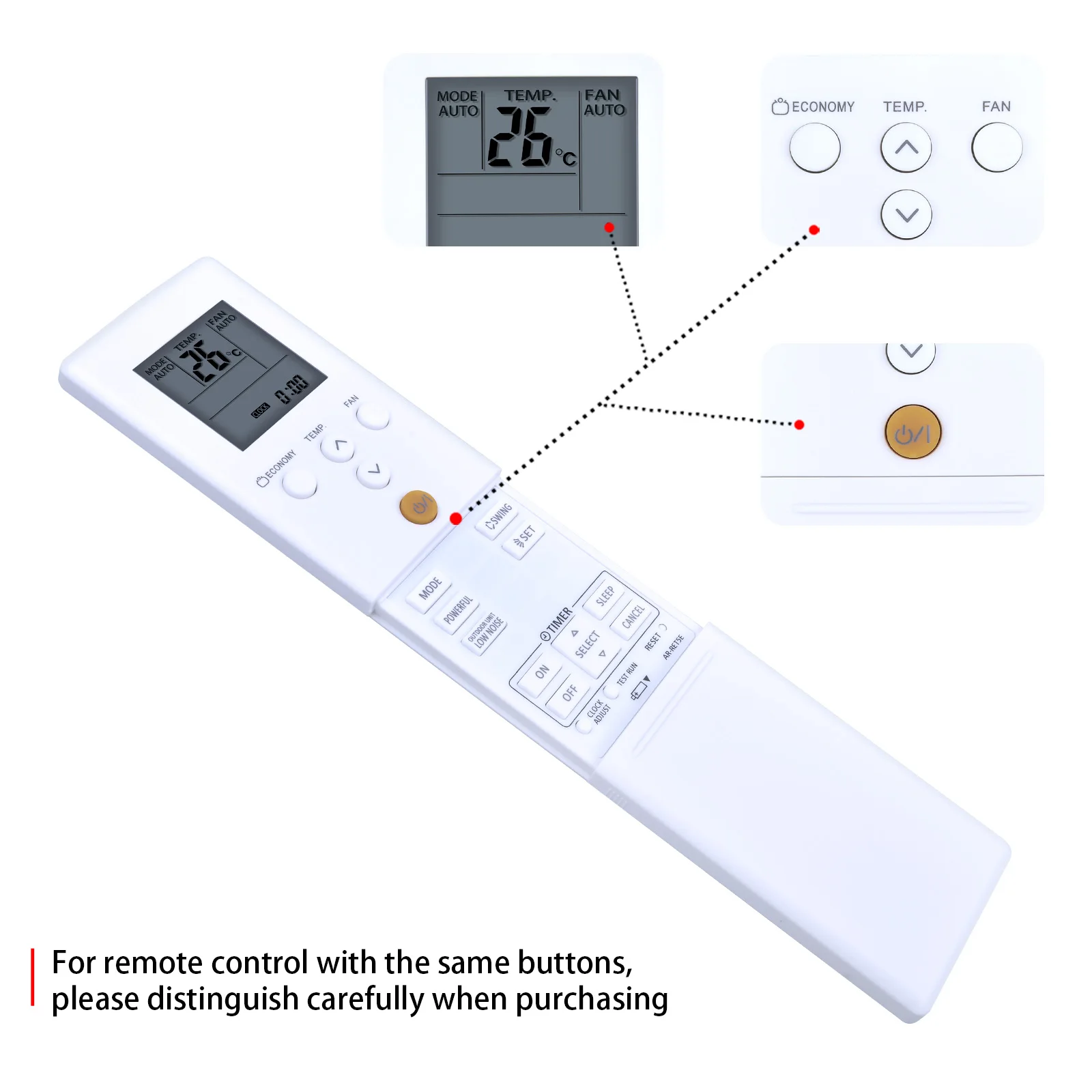 Пульт дистанционного управления для кондиционера Fujitsu AR-RET5E REB1T REB3C REB1E