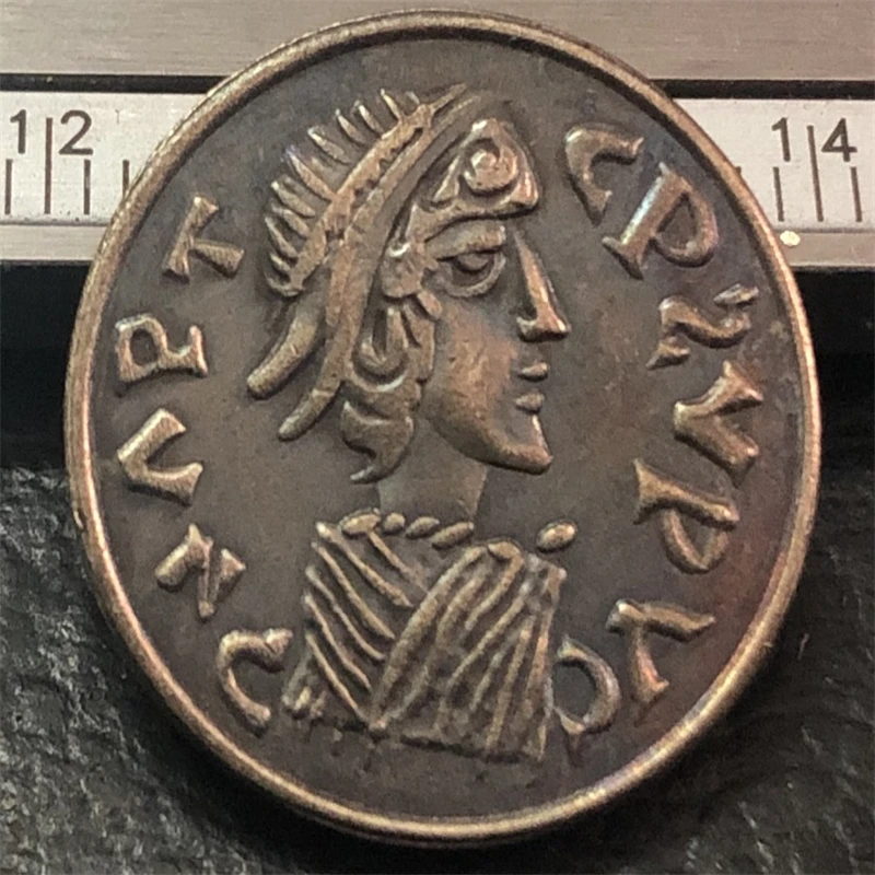 

Металлическая копия монеты Gepid Kingdom 1/2 Siliqua-In the name of Anastasius I Sirmium