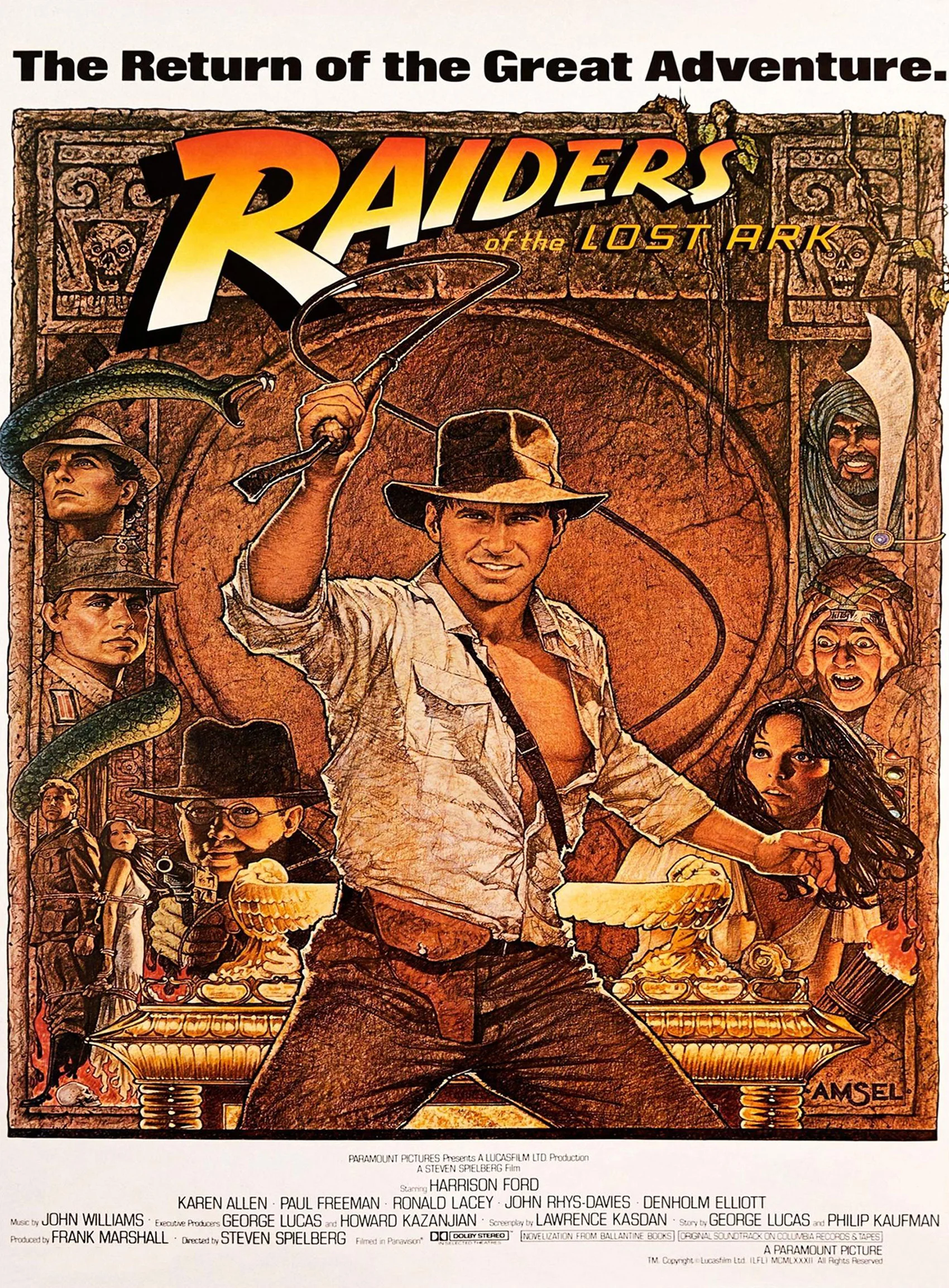 

Постеры фильма Индиана Джонс набор из 5 штук