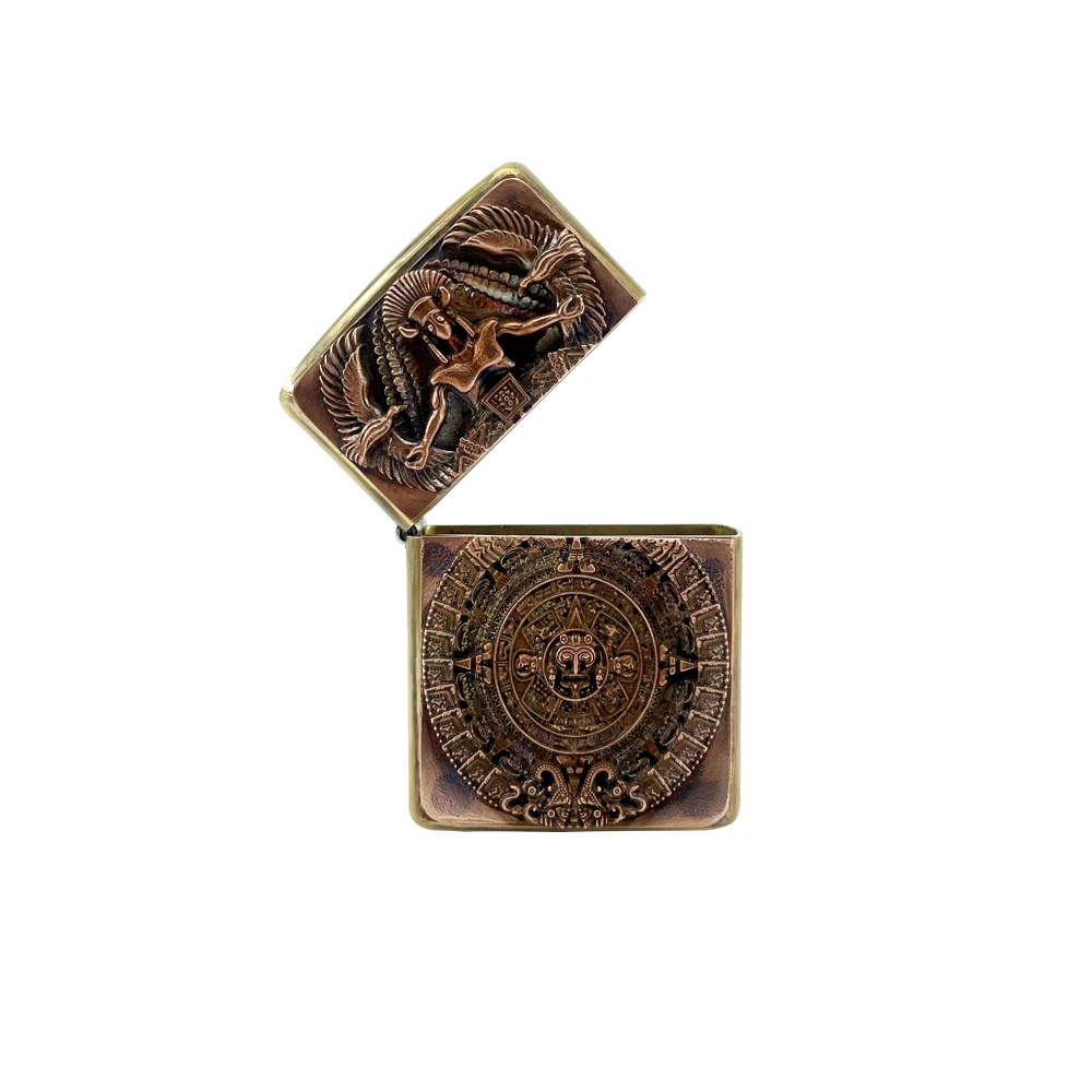 Латунная Зажигалка для хранения телефона металлический запасной резервуар