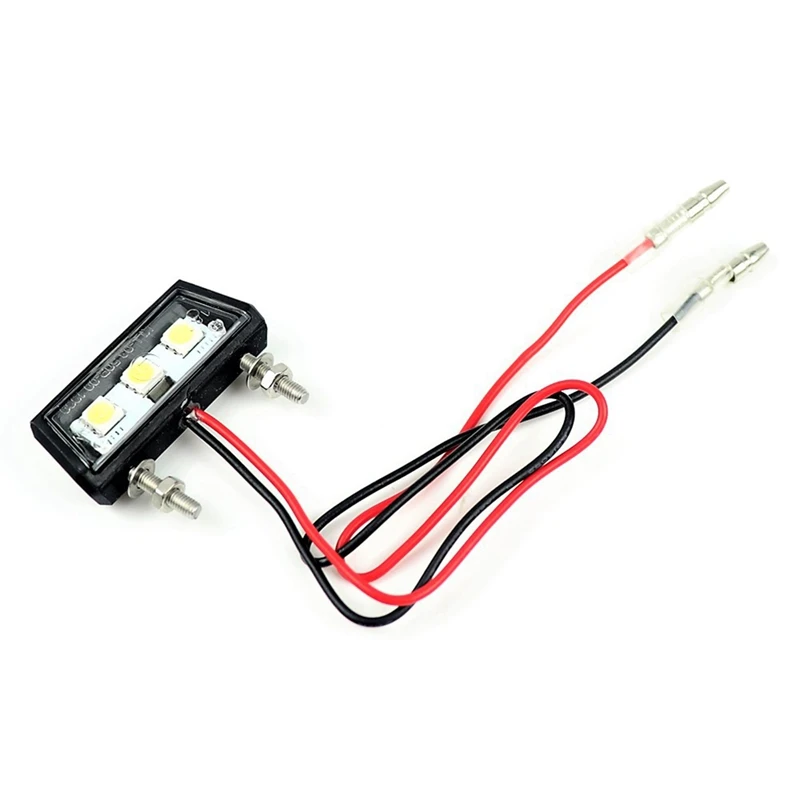 

1 шт. 12 В Универсальный светодиодный светильник для номерного знака мотоцикла водонепроницаемый светильник для номерного знака мотоцикла